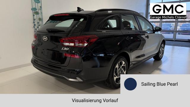 i30 Sailing Blue Vorlauf, Beispielbilder, ggf. teilweise mit Sonderausstattung