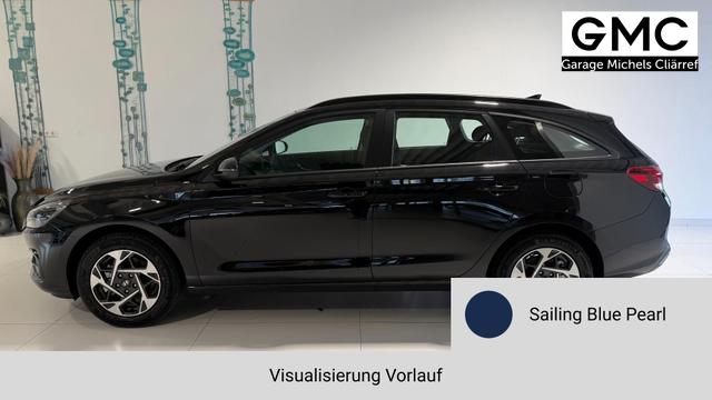i30 Sailing Blue Vorlauf, Beispielbilder, ggf. teilweise mit Sonderausstattung