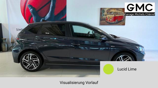 i20 Lucid Lime, Beispielbilder, ggf. teilweise mit Sonderausstattung