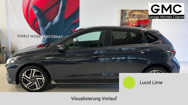 i20 Lucid Lime, Beispielbilder, ggf. teilweise mit Sonderausstattung