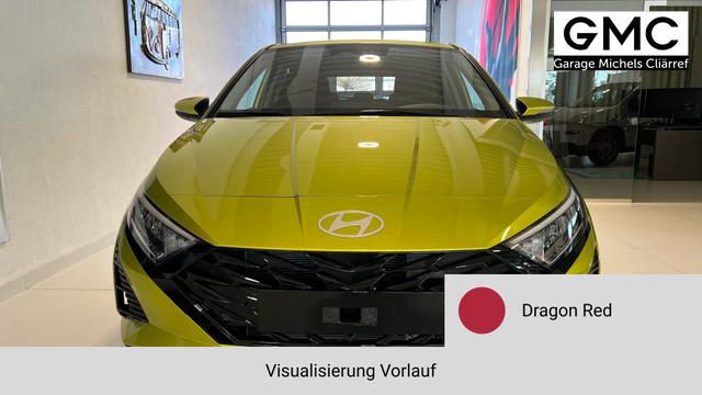 i20 Go Plus Dragon Red Vorlauf, Beispielbilder, ggf. teilweise mit Sonderausstattung