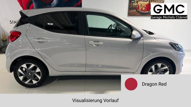 i10 Go Plus Dragon Red Vorlauf, Beispielbilder, ggf. teilweise mit Sonderausstattung