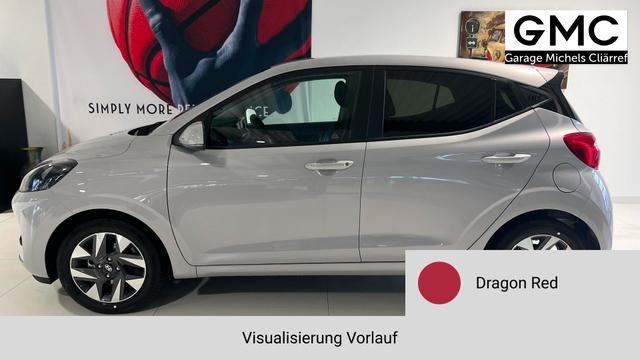 i10 Go Plus Dragon Red Vorlauf, Beispielbilder, ggf. teilweise mit Sonderausstattung