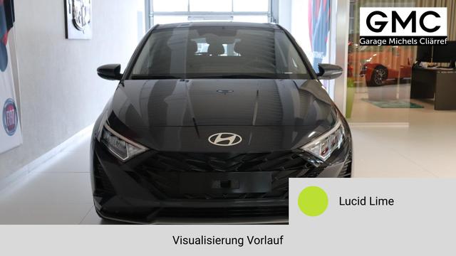 i20 GO Plus Lucid Lime Vorlauf, Beispielbilder, ggf. teilweise mit Sonderausstattung