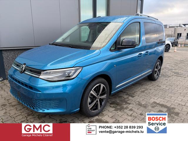 Volkswagen Caddy - Style 1.5 TSI 115PS DSG/AUTOMATIK, Costa-Azul, 17" Alu/Ganzjahresreifen, Winterpaket, ACC-Tempomat, Toter-Winkel, ParkAssist, Parksensoren vo/hi, Rückfahrkamera, Radio Ready2Discover 10" + Wireless AppConnect, Climatronic, Abgedunkelte Scheiben, M-Lederlenkrad