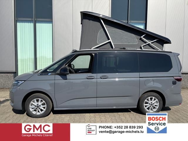 Volkswagen T7 California - Ocean 2.0 TDI 150PS DSG, 16" Alu, ELEKTRISCHES Aufstelldach, Privacy-Glas, Climatronic, KÜCHE, Standheizung + FB, Sitzheizung, Park Assist, Parksensoren v/h, Kamera, IQ Light LED-MATRIX, Markise, Side ACC, Ganzjahresreifen, Radio 10" App-Connect