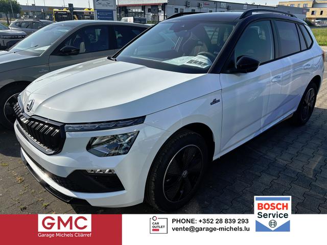 Skoda Kamiq - Monte Carlo 1.5 TSI 150PS DSG/AUTOMATIK, MOON-WHITE METALLIC, Panoramadach, 17"Alu, Matrix-LED, Parksensoren v/h, Kamera, Tempomat, Virtual Cockpit, Kessy, Winter-Paket, Climatronic, Radio 8", SmartLink, Color Concept, NSW, Dachreling, Sport-M-Lederlenkrad beheizt