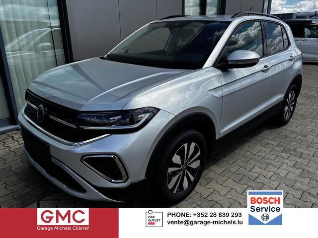 Volkswagen T-Cross - LIFE 1.0 TSI 115PS DSG/AUTOMATIK, Silber-Metallic, Parksensoren v/h, Rückfahrkamera, Privacy-Glas, Sitzheizung, Climatronic, IQ LIGHT MATRIX-LED, Radio Ready2Discover+Wireless App-Connect, 16" Alu, KEYLESS, Lendenwirbelstütze, M-Lederlenkrad, Dachreling