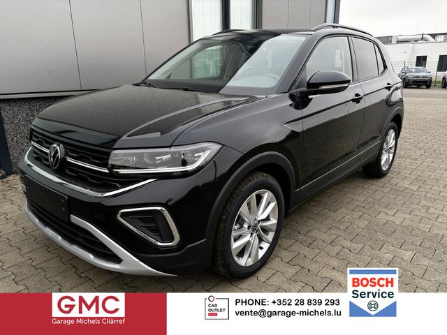 Volkswagen T-Cross - LIFE 1.5 TSI 150PS DSG/AUTOMATIK, Deep-Black-Metallic, Parksensoren v/h, Rückfahrkamera, Privacy-Glas, Sitzheizung, Climatronic, IQ LIGHT MATRIX-LED, Radio Ready2Discover+App-Connect, 17" Alu, KEYLESS, Lendenwirbelstütze, M-Lederlenkrad, Dachreling
