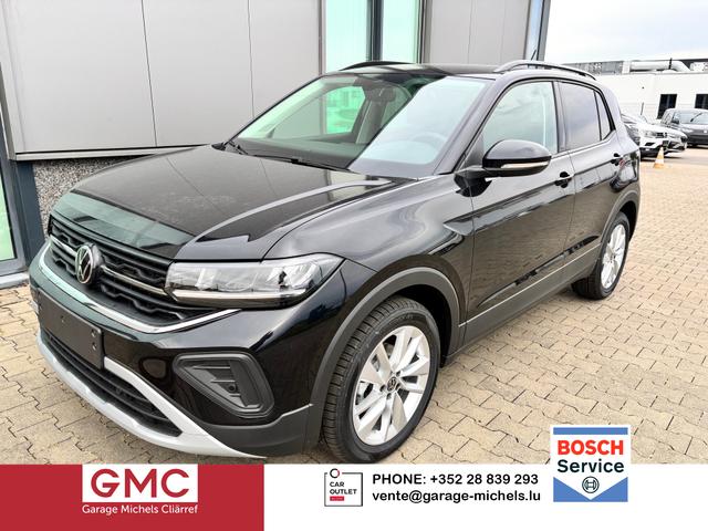 Volkswagen T-Cross - Limited 1.0 TSI 115PS, 5 JAHRE GARANTIE, ANHÄNGERKUPPLUNG, NAVI 8", 17" Alu / Ganzjahresreifen, Climatronic, Sitzheizung, Parksensoren vo/hi + Kamera, Keyless, Privacy-Glas, Deep-Black Perleffekt, Dachreling, Sicht-Paket, Lendenwirbelstützen vorn