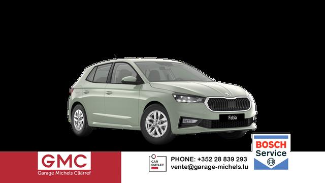 Skoda Fabia - Extra Plus 1.0 TSI 116PS, 5 Jahre Garantie, TIMIANO-GR&Uuml;N Sonderlackierung, CLIMATRONIC, BEHEIZTE FRONTSCHEIBE, SITZHEIZUNG, M-Lederlenkrad BEHEIZT, 15" ALU, Parksensoren hinten, R&uuml;ckfahrkamera, Infotainment 8", Virtual Cockpit, Tempomat, NSW, Wireless SmartLink