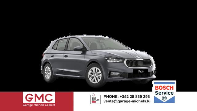 Skoda Fabia - Extra Plus 1.0 TSI 116PS, 5 Jahre Garantie, GRAPHIT-GRAU METALLIC, CLIMATRONIC, BEHEIZTE FRONTSCHEIBE, SITZHEIZUNG, M-Lederlenkrad BEHEIZT, 15" ALU, Parksensoren hinten, R&uuml;ckfahrkamera, Infotainment 8", Virtual Cockpit, Tempomat, NSW, Wireless SmartLink