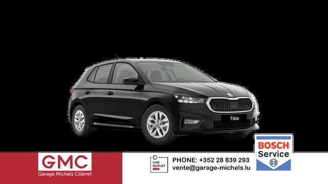 Skoda Fabia - Extra Plus 1.0 TSI 116PS, 5 Jahre Garantie, BLACK-MAGIC METALLIC, CLIMATRONIC, BEHEIZTE FRONTSCHEIBE, SITZHEIZUNG, M-Lederlenkrad BEHEIZT, 15" ALU, Parksensoren hinten, R&uuml;ckfahrkamera, Infotainment 8", Virtual Cockpit, Tempomat, NSW, Wireless SmartLink