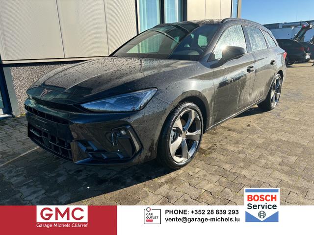 Cupra Leon Sportstourer - Basis 1.5 TSI 150PS 6-Gang, 5J Garantie, SCHWARZ-METALLIC, MATRIX-LED, AHK SCHWENKBAR, EDGE-PAKET, DYNAMIC-DESIGN, Elektr. Heckklappe, Dachreling, 18" Alu, Voll-LED-Scheinwerfer, 3Z-Climatronic, ACC/Tempomat, Full Link, Parksensoren v/h, Privacy-Glas