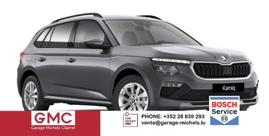 Skoda Kamiq - Extra 1.0 TSI 116PS, 5 J Garantie, METALLIC, ANH&Auml;NGERKUPPLUNG, 16" Alu, Climatronic, Radio 8" + SmartLink, Parksensoren hinten, R&uuml;ckfahrkamera, Sitzheizung, SunSet, Tempomat, Armlehne, NSW, LED-Scheinwerfer, Dachreling, Virtual Cockpit, Reserverad
