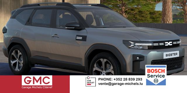 Dacia Bigster - Journey FULL-HYBRID 155 (Benzin+Elektro), GRAU-METALLIC/DACH SCHWARZ, BEHEIZTE FRONTSCHEIBE, SITZHEIZUNG, LENRADKRADHEIZUNG, TOTER-WINKEL-ASSISTENT, PARKSENSOREN VORN/HINTEN, MULTIVIEW-KAMERA, 18" ALUFELGEN, PRIVACY-GLAS, NAVIGATION, ELEKTR. HECKKLAPPE, ACC