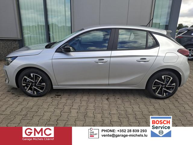 Opel Corsa - (ca. 37% Preisvorteil) 1.2 Turbo 100PS "EDITION", Silber-Metallic, 16" Alufelgen, Sitzheizung, Lederlenkrad beheizt, Parksensoren hinten, Klimaanlage, Radio AndroidAuto/Apple CarPlay, Tempomat, ZV mit Fernbedienung