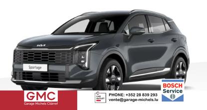 Kia Sportage - Silver 1.6 T-GDI 150PS AUTOMATIK, Penta-Metal Grau METALLIC, 2-Zonen-Klimaautomatik, Navigation 12,3", Parksensoren vorn/hinten, R&uuml;ckfahrkamera, 17" Alufelgen, Winterpaket/Sitzheizung vorne, Beheiztes Lederlenkrad, ACC Tempomat, Alarm, Dachreling Chrom