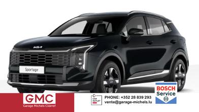 Kia Sportage - Silver 1.6 T-GDI 150PS AUTOMATIK, Black-Pearl METALLIC, 2-Zonen-Klimaautomatik, Navigation 12,3", Parksensoren vorn/hinten, R&uuml;ckfahrkamera, 17" Alufelgen, Winterpaket/Sitzheizung vorne, Beheiztes Lederlenkrad, ACC Tempomat, Alarm, Dachreling Chrom