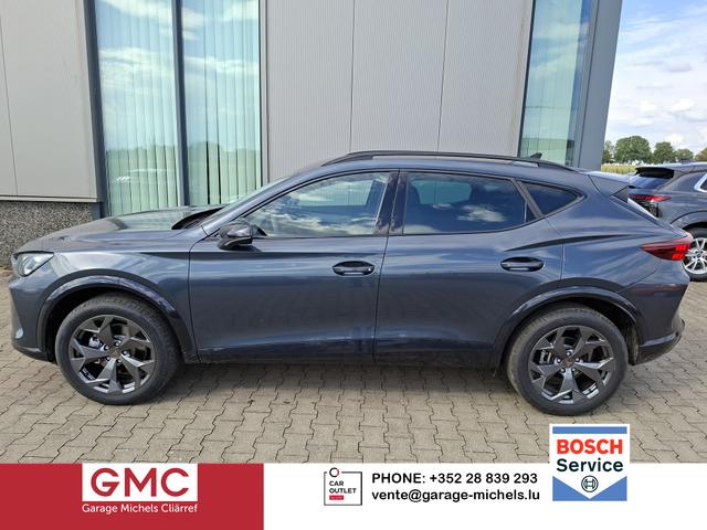 Cupra Formentor - Basis 1.5 eTSI 150PS DSG (AUTOMATIK), ANH&Auml;NGERKUPPLUNG, KESSY, ALARM, R&Uuml;CKFAHRKAMERA, ELEKTR. HECKKLAPPE, 18" Alu, Sitzheizung, M-Lederlenkrad beheizt, 3-Zonen-Climatronic, Parksensoren vorne/hinten, ACC-Tempomat, Digitales Cockpit 10", Radio 12,9"+Full-Link