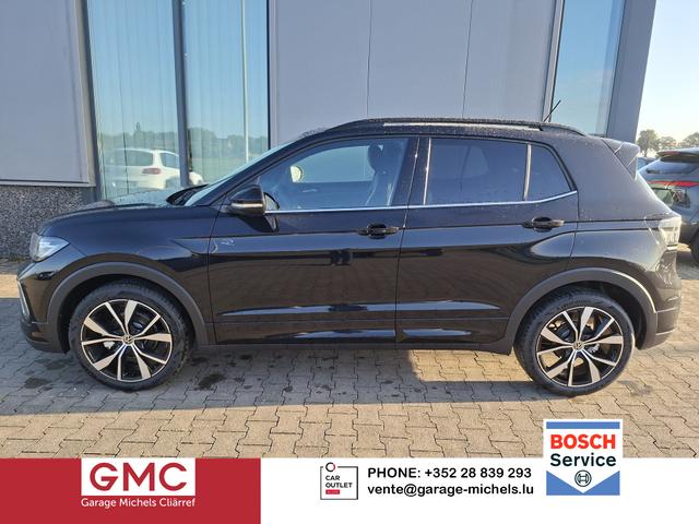 Volkswagen T-Cross - R-Line Limited 1.0 TSI 115PS, Deep-Black-Metallic, 5 JAHRE GARANTIE, ANH&Auml;NGERKUPPLUNG, CLIMATRONIC, SITZHEIZUNG, 18" Alu, MATRIX-LED, Adaptiver Tempomat ACC, Parksensoren, R&uuml;ckfahrkamera, Keyless, Abgedunkelte Scheiben, Radio "Ready2Discover" + App-Connect