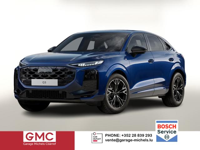 Audi Q3 Sportback - S line TFSI 204 2xS Tech+ 19Z eHK Kam