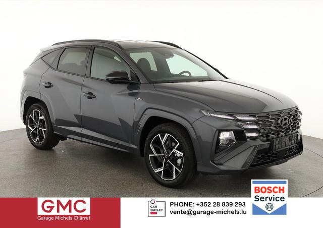 Hyundai TUCSON - 1.6 T-GDI DCT 4WD N-LINE, AHK, el. Klappe, Teilleder, Navi, Kamera, ACC