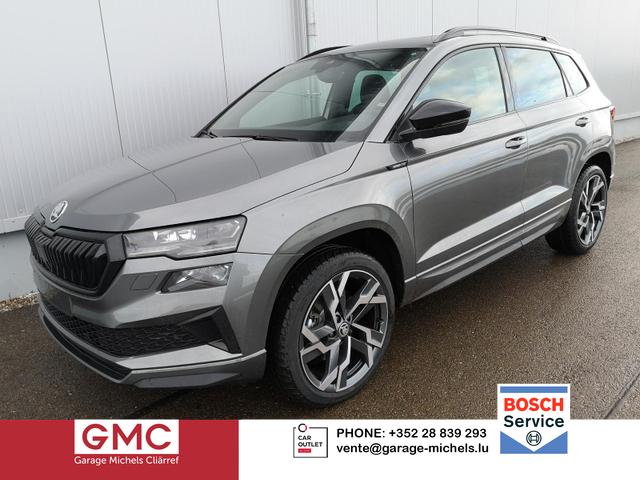 Skoda Karoq - Sportline 2.0TDI DSG 4x4 AHK Matrix Pano Sound Leder 19 Zoll