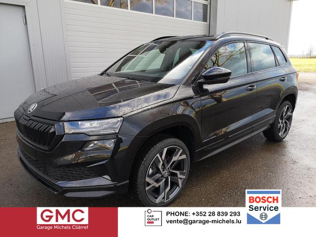 Skoda Karoq - Sportline 2.0TDI DSG 4x4 AHK Matrix Leder 19 Zoll