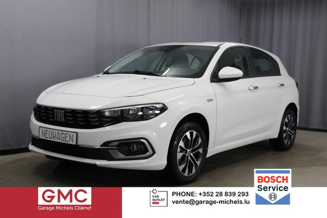 Fiat Tipo 5-Türer - CITY LIFE 1.5 GSE 96kW DCT Hybrid Navigationssystem, Klimaautomatik, Sitzheizung, HD-Touchscreen, AppleCarPlay & Android Auto, Verkehrszeichenerkennung, Nebelscheinwerfer, 16 Zoll Leichtmetallfelgen, uvm.