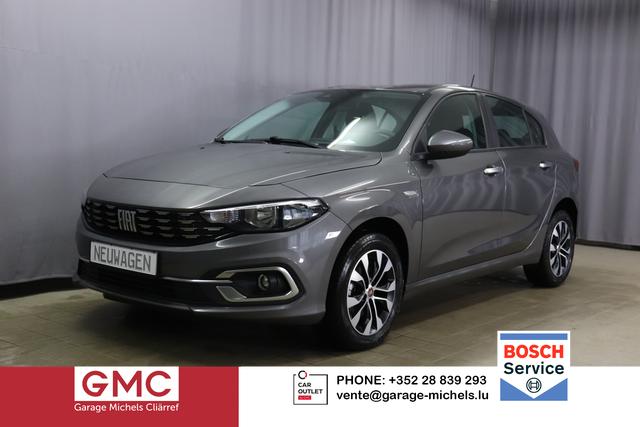 Fiat Tipo 5-Türer - CITY LIFE 1.5 GSE 96kW DCT Hybrid Navigationssystem, Klimaautomatik, Sitzheizung, HD-Touchscreen, AppleCarPlay & Android Auto, Verkehrszeichenerkennung, Nebelscheinwerfer, 16 Zoll Leichtmetallfelgen, uvm.