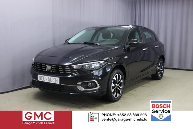 Fiat Tipo 5-Türer - CITY LIFE 1.5 GSE 96kW DCT Hybrid Klimaautomatik, Sitzheizung, Navigationssystem, HD-Touchscreen, AppleCarPlay & Android Auto, Verkehrszeichenerkennung, Nebelscheinwerfer, 16 Zoll Leichtmetallfelgen, uvm.