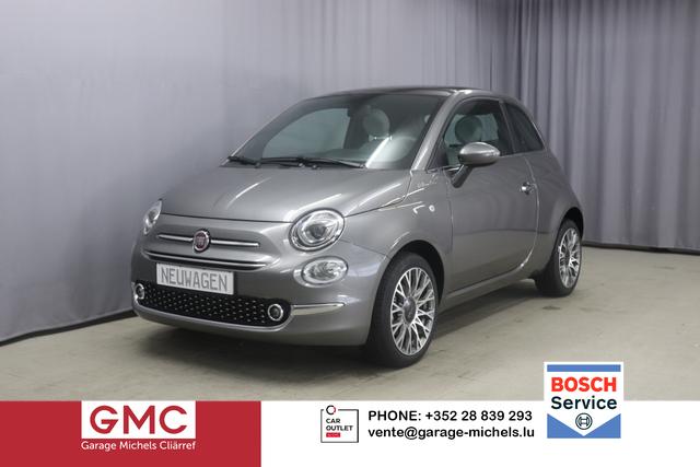 Fiat 500 - DOLCEVITA 1.0 GSE 51kW, Panoramadach fest, Komfort-Paket, 7" Uconnect HD, Apple CarPlay&Android Auto, Radio DAB, Freisprecheinrichtung, Nebelscheinwerfer, Notrad, 16 Zoll Leichtmetallfelgen, uvm.