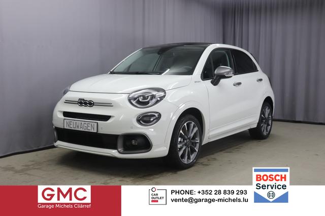 Fiat 500X - DOLCEVITA SPORT 1.5 GSE 96kW Hybrid, Faltdach, Klimaautomatik, Leder-Alcantara Lenkrad, 7"-Navigationssystem, AppleCarPlay&Android Auto, Fernlichtassistent, Rückfahrkamera, Voll-LED-Scheinwerfer-, LED-Nebelscheinwerfer, 18"-Leichtmetallfelgen, uvm.