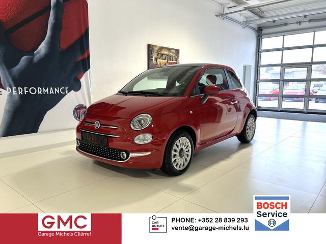 Fiat 500 - DOLCEVITA 1,0 GSE Hybrid 51 kW Tech-Paket - Radio mit 7"-Bildschirm Navigationssystem, Multifunktionslenkrad, Lichtsensor- und Regensensor, Klimaautomatik, 15"-Leichtmetallfelgen, Getönte Seitenscheiben hinten, PDC hinten