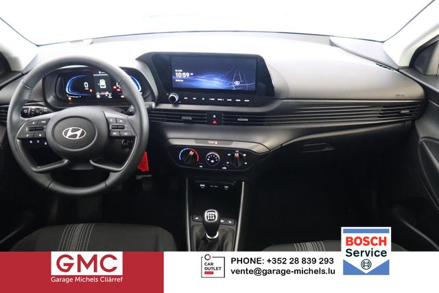 Hyundai i20 - GO 1.2 MPI 58 kW (79 PS) Licht Paket! Navigationssystem, Bluetooth, DAB, Klimaanlage, Rückfahrkamera, Apple CarPlay, Android Auto, PDC hinten, Sitzheizung, Lenkradheizung, Spurassistent, Tempomat uvm.
