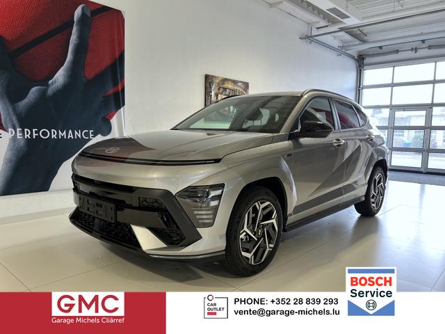 Hyundai KONA - N Line 1.0 T-GDI 2WD 88 kW (120 PS) Lenkradheizung, Sitzheizung, 2-Zonen-Klimaautomatik, 360° Übersichtskamera, Geschwindigkeitslimitassitent, Navigationssystem, DAB, Apple CarPlay, Android Auto, 18 Zoll Leichtmetallfelgen, uvm.