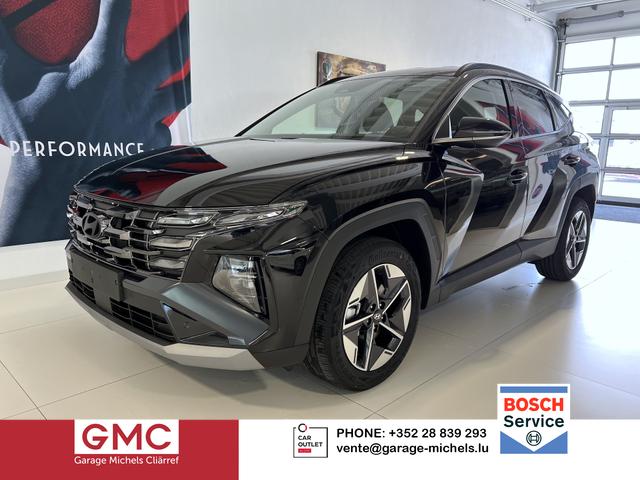 Hyundai TUCSON - GO+ 1.6 T-GDI Hybrid 4WD AT 158 kW / 215 PS 2-Zonen-Klimaautomatik, Android Auto, Apple CarPlay, Voll-LED Scheinwerfer, Keyless Go, Navigationssystem, Virtual Cockpit, 18 Zoll Leichtmetallfelgen, uvm.