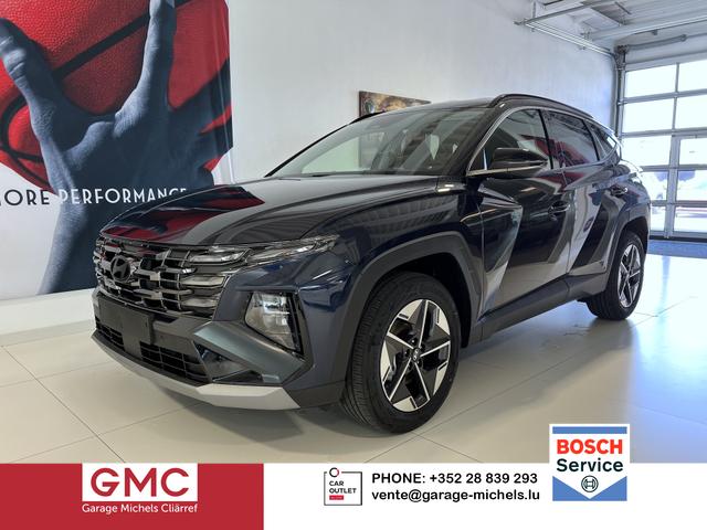 Hyundai TUCSON - GO+ 1.6 T-GDI Hybrid 4WD AT 158 kW / 215 PS Zwei-Ton-Lackierung, 2-Zonen-Klimaautomatik, Android Auto, Apple CarPlay, Voll-LED Scheinwerfer, Keyless Go, Navigationssystem, Virtual Cockpit, 18 Zoll Leichtmetallfelgen, uvm.
