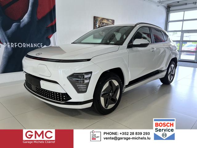 Hyundai KONA - GO 65,4 kWh 160 kW (218 PS) Sitzheizung, Lenkradheizung, Navigationssystem, Apple CarPlay, Android Auto, 2-Zonen-Klimaautomatik, Verkehrszeichenerkennung, ACC, Virtual Cockpit, LED-Scheinwerfer, 17" Leichtmetallfelgen, uvm.