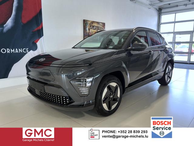 Hyundai KONA - GO 65,4 kWh 160 kW (218 PS) Sitzheizung, Lenkradheizung, Navigationssystem, Apple CarPlay, Android Auto, 2-Zonen-Klimaautomatik, Verkehrszeichenerkennung, ACC, Virtual Cockpit, LED-Scheinwerfer, 17" Leichtmetallfelgen, uvm.
