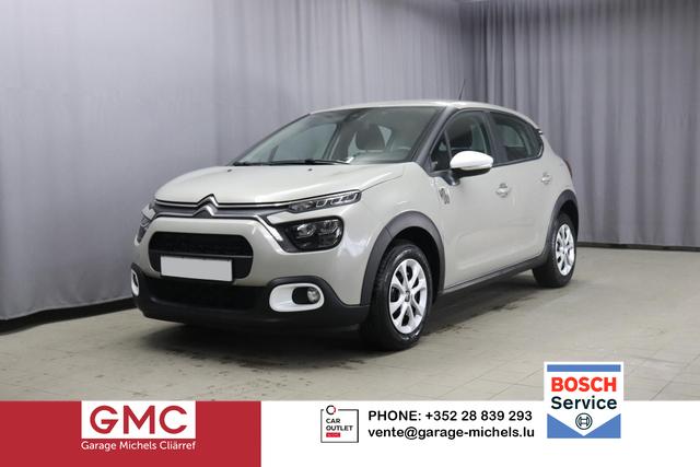 Citroën C3 - YOU 1.2 61kW S&S, Klimaanlage, Einparkhilfe hinten, 5" Infotainmentsystem, Radio DAB, Freisprecheinrichtung, Geschwindigkeitsbegrenzer, Spurassistent, LED-Scheinwerfer, Nebelscheinwerfer, 15" Stahlfelgen, uvm.