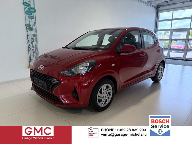 Hyundai i10 - GO 1.0 MT 46 kW (63 PS) Klimaanlage, Sitzheizung, Lenkradheizung, Navigationssystem, Radio, DAB, Bluetooth, Android Auto, Apple CarPlay, Rückfahrkamera, Einparkhilfe hinten, Fernlichtassistent, Lichtsensor, uvm.