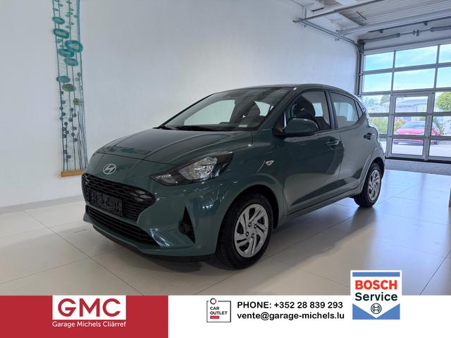 Hyundai i10 - GO 1.0 MT 46 kW (63 PS) Klimaanlage, Sitzheizung, Lenkradheizung, Navigationssystem, Radio, DAB, Bluetooth, Android Auto, Apple CarPlay, Rückfahrkamera, Einparkhilfe hinten, Fernlichtassistent, Lichtsensor, uvm.
