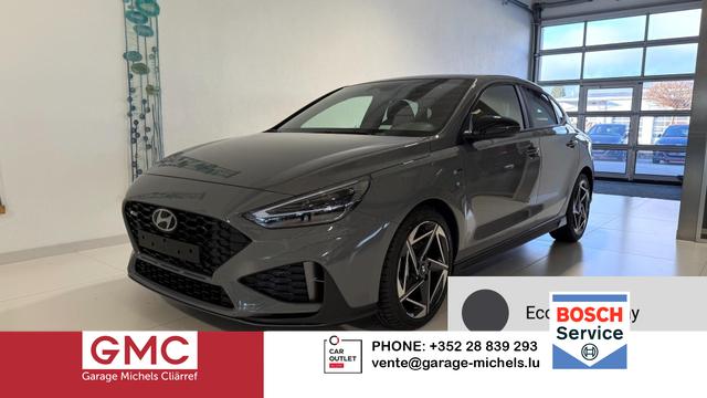 Hyundai i30 - N Line 1.5 T-GDI DCT 48V 103 kW (140 PS) Adaptiver Tempomat, Sitz-Paket, Lenkradheizung, Sitzheizung, 2-Zonen-Klimaautomatik, DAB, Apple CarPlay, Android Auto, Navigationssystem, Regensensor, 18 Zoll Leichtmetallfelgen, uvm.