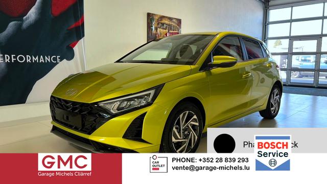 Hyundai i20 - GO+ 1.0 T-GDI DCT 73 kW (100 PS) Lenkradheizung, Sitzheizung, Klimaautomatik, DAB, Android Auto, Apple CarPlay, Navigationssystem, Digitales Cockpit, Einparkhilfe hinten, R&uuml;ckfahrkamera, LED-Scheinwerfer, 16 Zoll Leichtmetallfelgen, uvm.