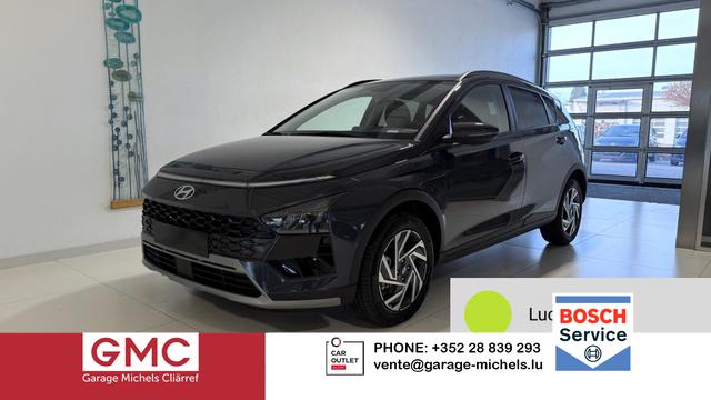 Hyundai BAYON - GO+ 1.0 T-GDI DCT 74 kW (101 PS) Toter-Winkel-Assistent, Induktive Ladestation, Comfort-Paket, Lenkradheizung, Sitzheizung, DAB, Android Auto, Apple CarPlay, Navigationssystem, LED-Scheinwerfer, Einparkhilfe, R&uuml;ckfahrkamera, uvm.
