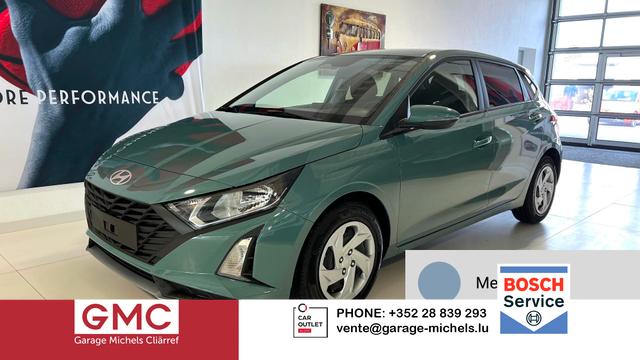 Hyundai i20 - GO 1.2 MPI 58 kW (79 PS) Navigationssystem, Bluetooth, DAB, Klimaanlage, R&uuml;ckfahrkamera, Apple CarPlay, Android Auto, PDC hinten, Sitzheizung, Lenkradheizung, Spurassistent, Tempomat uvm.