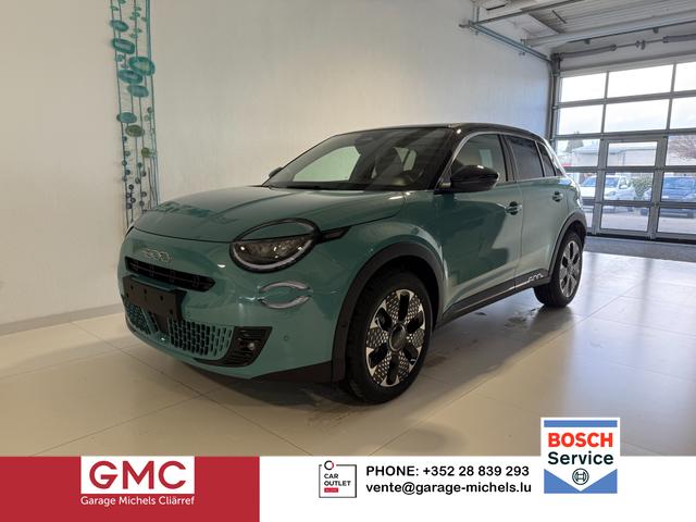 Fiat 600 - La Prima Hybrid 1.2 T3 107 kW (145 PS) DCT Klimaautomatik, Massagesitz, Sitzheizung, elektrisch verstellbarer Fahrersitz, Radio, DAB, Apple CarPlay, Android Auto, Navigationssystem, 18 Zoll Leichtmetallfelgen, uvm.