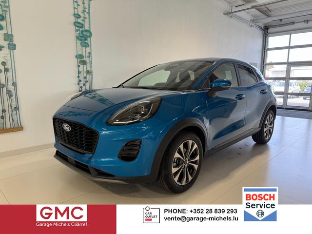 Ford Puma - Titanium 1.0 EcoBoost Hybrid 92 kW (125 PS) Lenkradheizung, Sitzheizung, DAB, Navigationssystem, Radio, Apple CarPlay, Android Auto, Einparkhilfe hinten, R&uuml;ckfahrkamera, Verkehrsschild-Erkennungssystem, 17"-LM-Felgen, uvm.